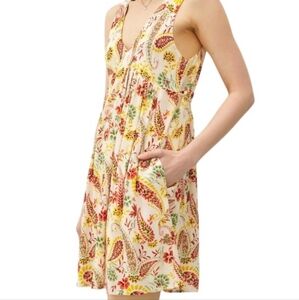 Be Cool Paisley Print Dress With Pockets